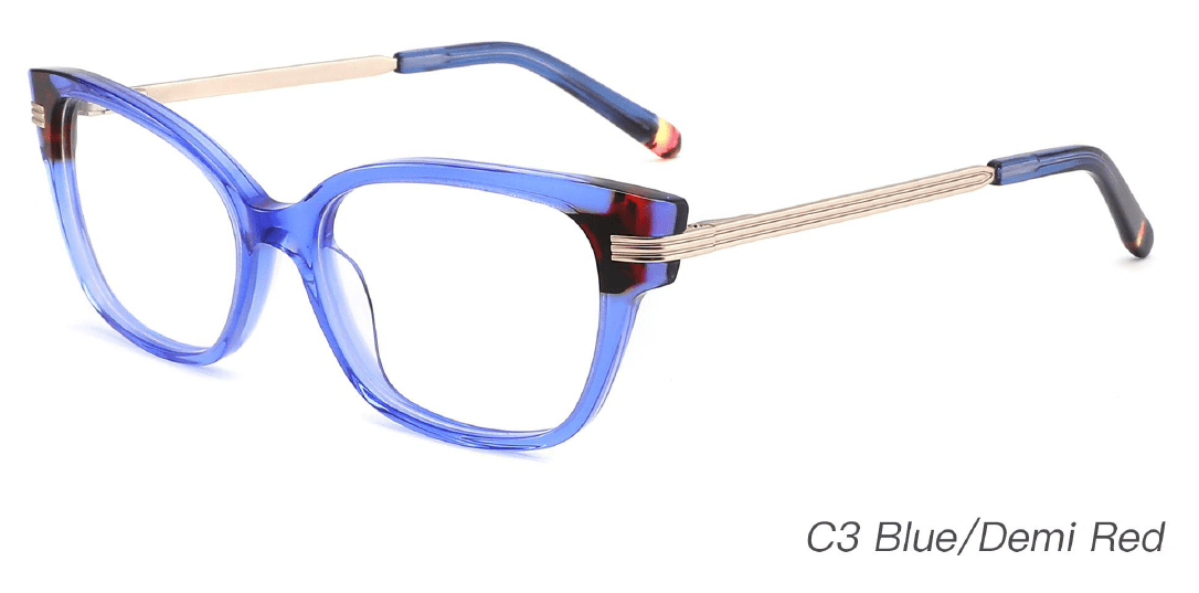 Ouyuan NOA23025 montatura occhiali acetato colorata