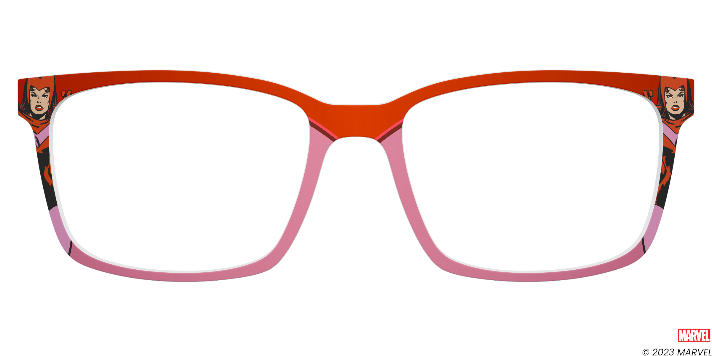 Pair Eyewear Collabs The Scarlet Witch top occhiali rosso