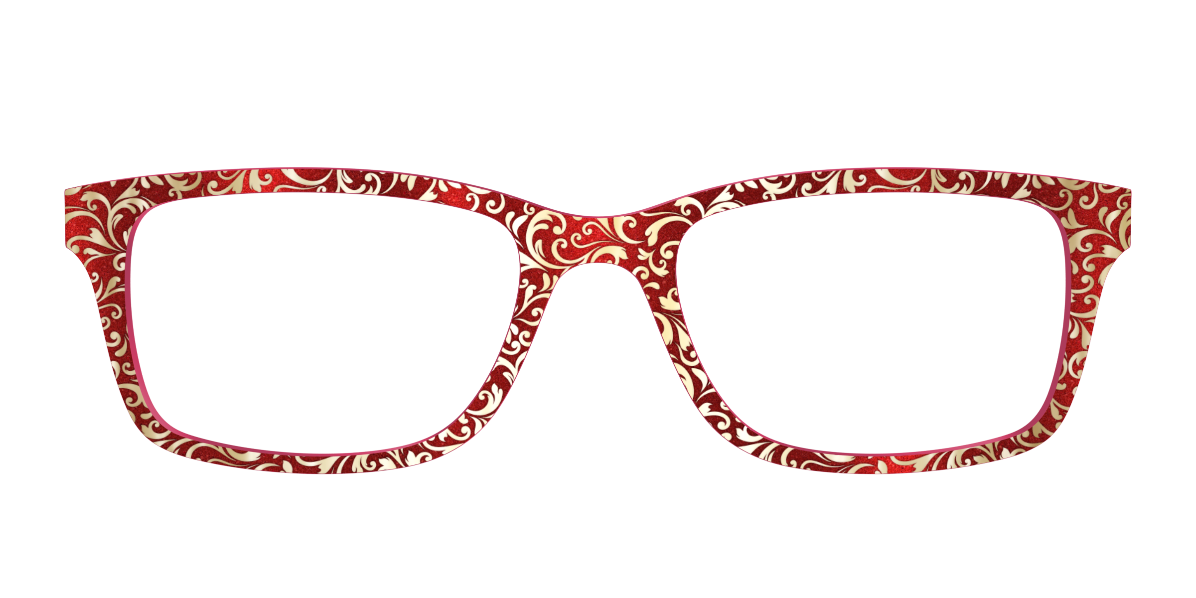 Pair Eyewear Design Tops Crimson Flair Shimmer top oro