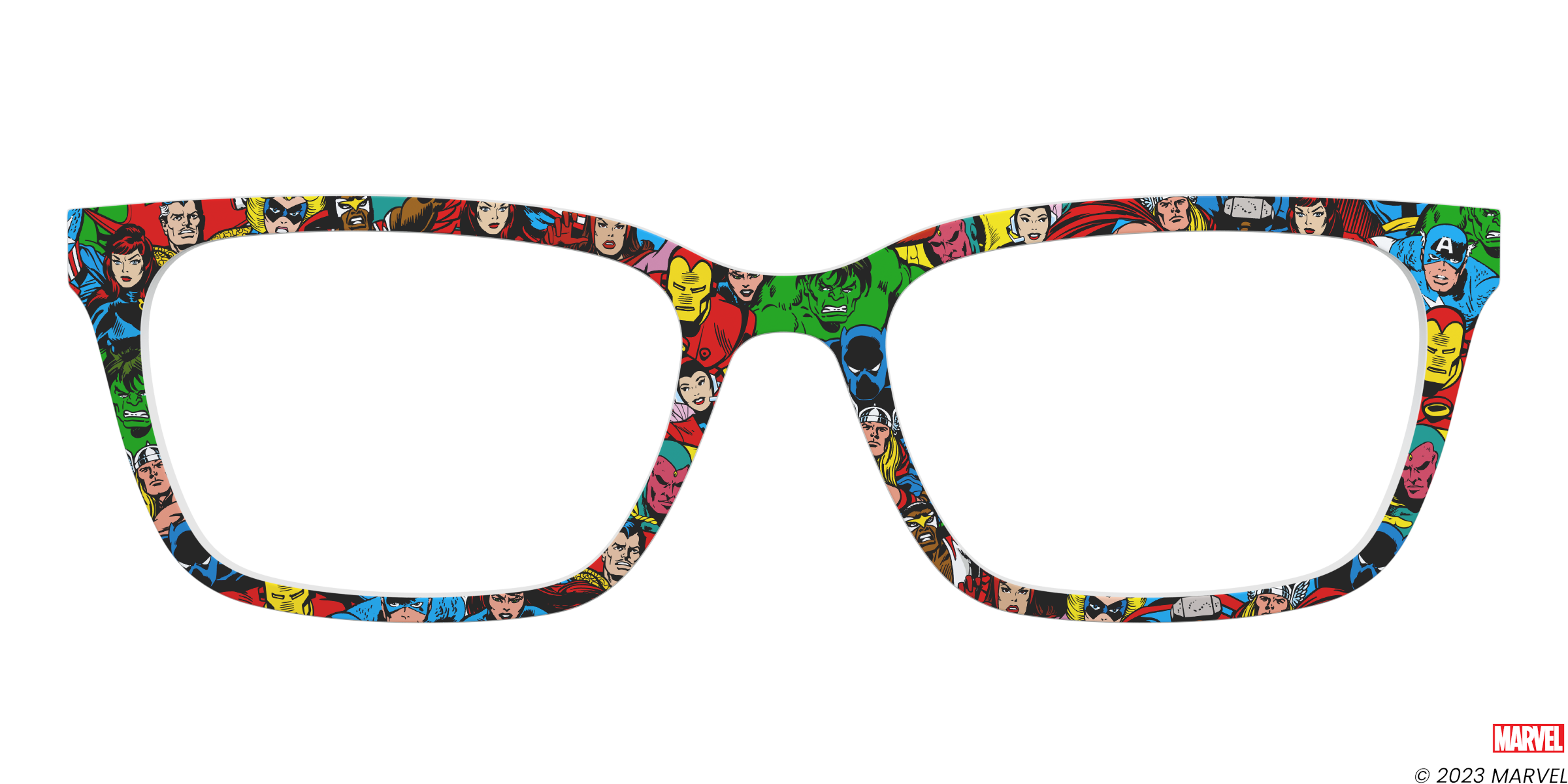 Pair Eyewear Collabs The Avengers Assemble top occhiali MR7