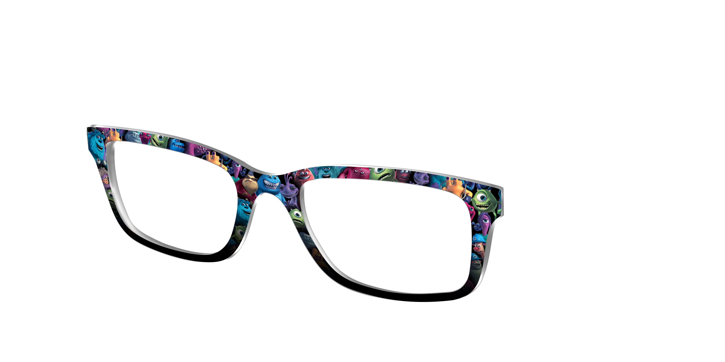 Pair Eyewear Collabs Monsters Inc top per occhiali blu