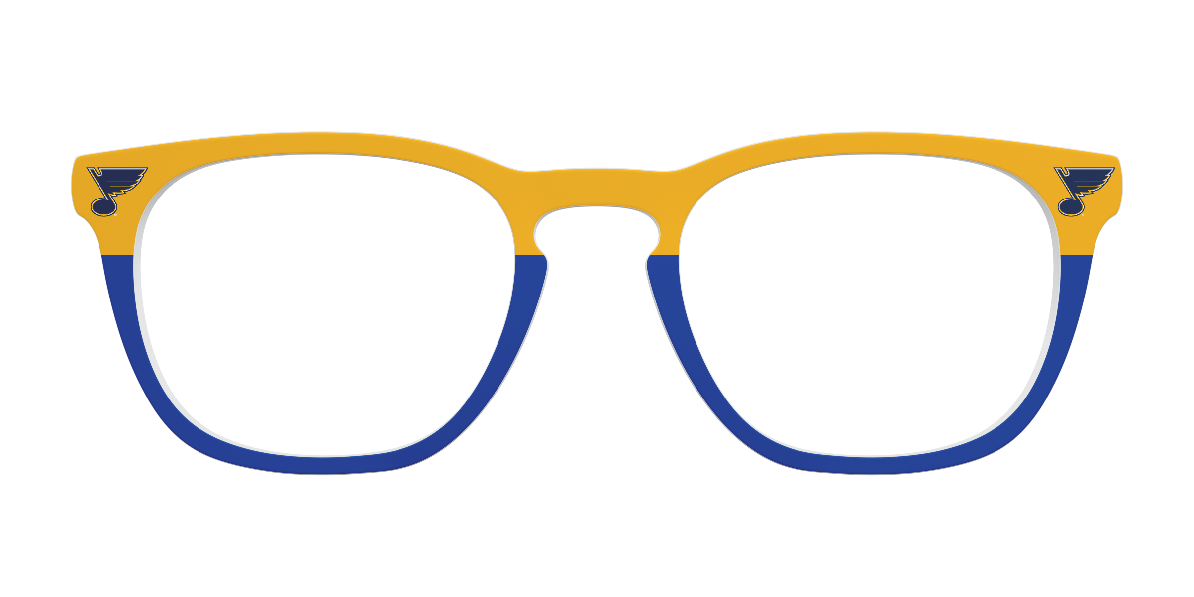 Pair Eyewear School Spirit The Blues Split top occhiali blu