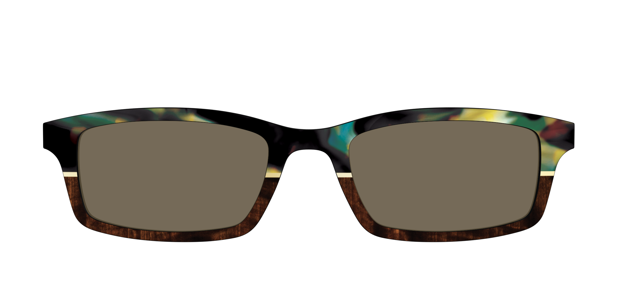 Pair Eyewear Sun Tops Mirage Split Gold Foil sole polarizzato 552