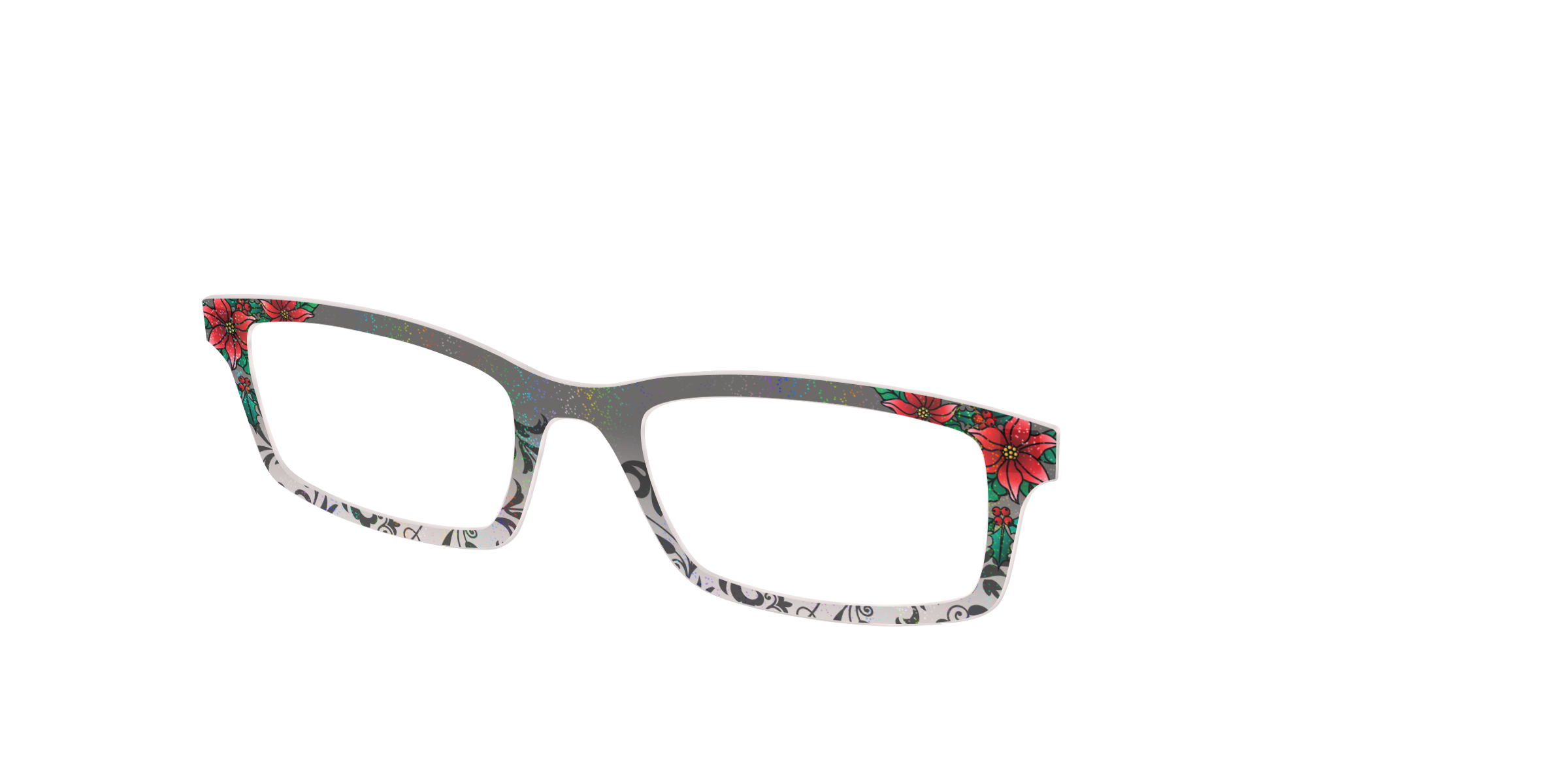 Pair Eyewear Romantic Poinsettia top occhiali natalizio