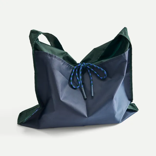 AHLEM Essential Carryall tote Navy nylon riciclato tasche occhiali
