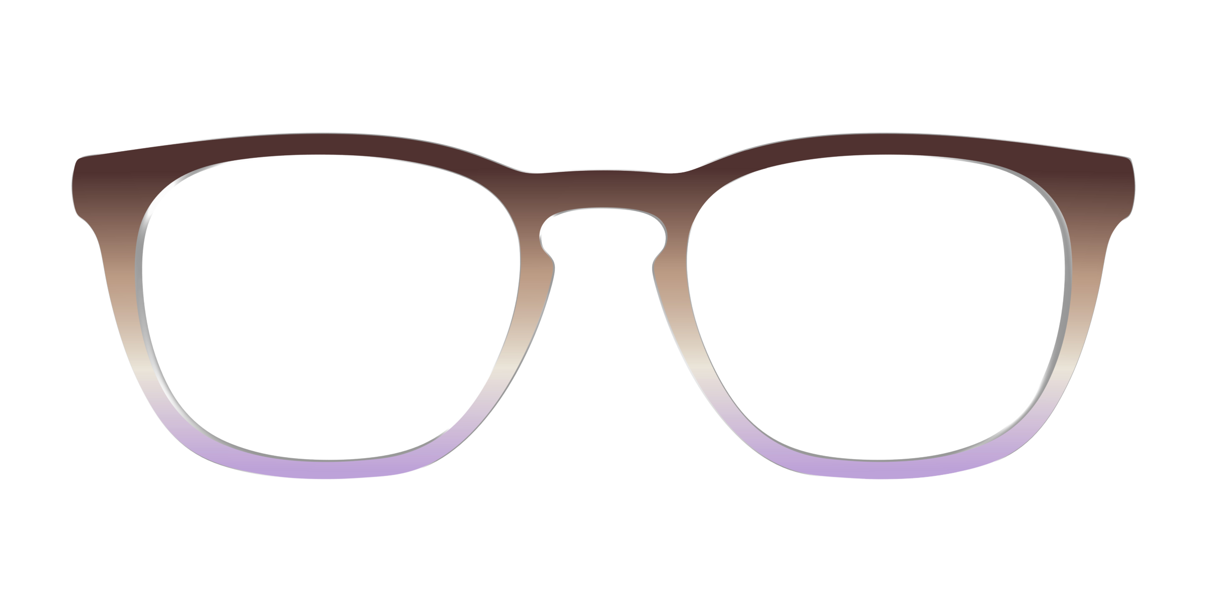 Pair Eyewear Design Tops HM04 top occhiali degradé mocha lilla