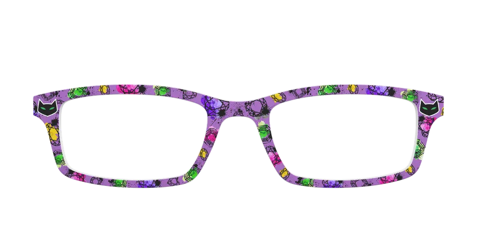 Pair Eyewear Collabs Catwoman Jewels top per occhiali viola