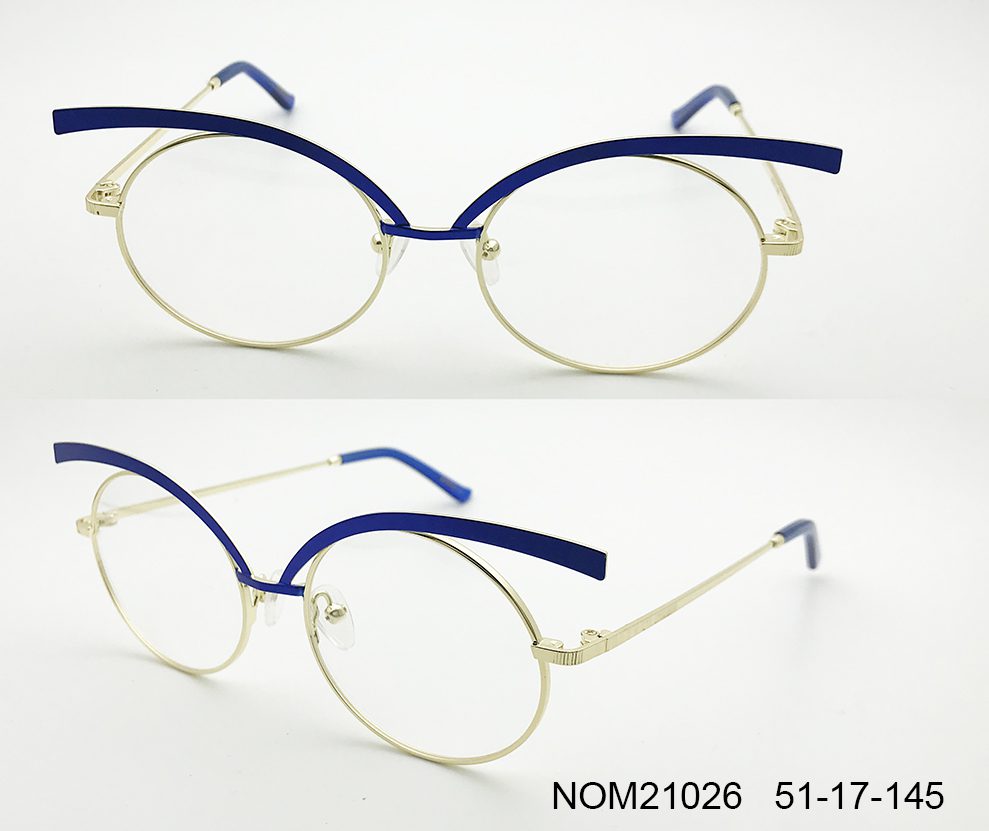 Ouyuan NOM21026 montatura occhiali acciaio unisex