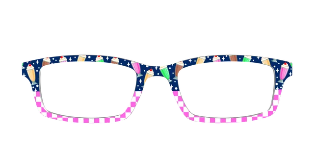 Pair Eyewear Design Tops Ice Cream Social Split top rosa