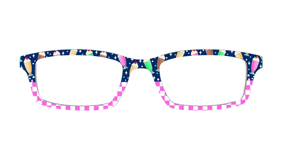 Pair Eyewear Design Tops Ice Cream Social Split top rosa