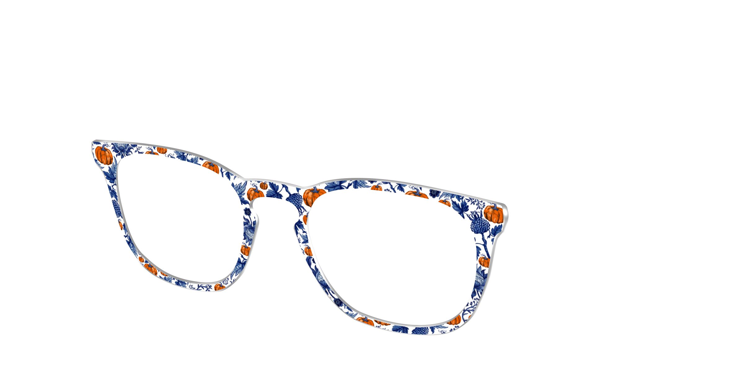 Pair Eyewear Design Tops Pumpkin Garden Toile top magnetico zucca
