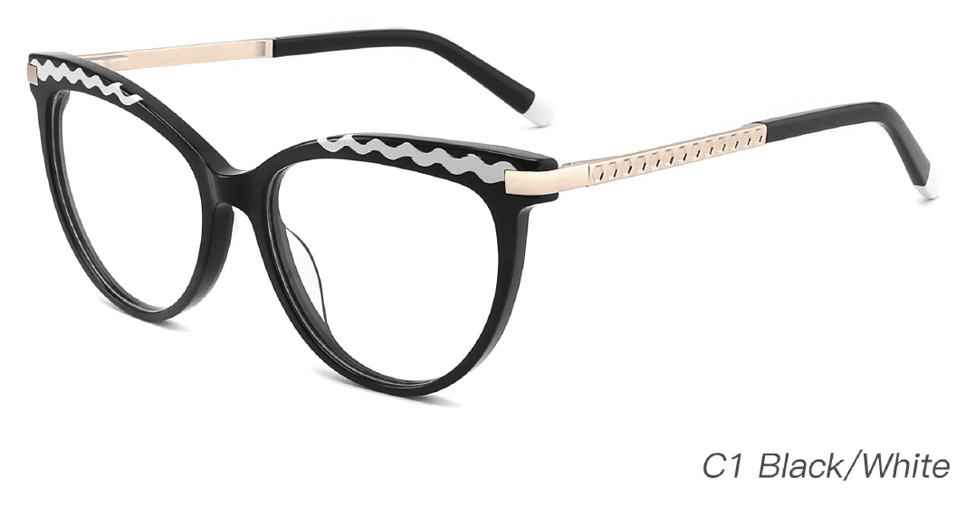 Ouyuan NOA23022 montatura occhiali acetato 53-17-140