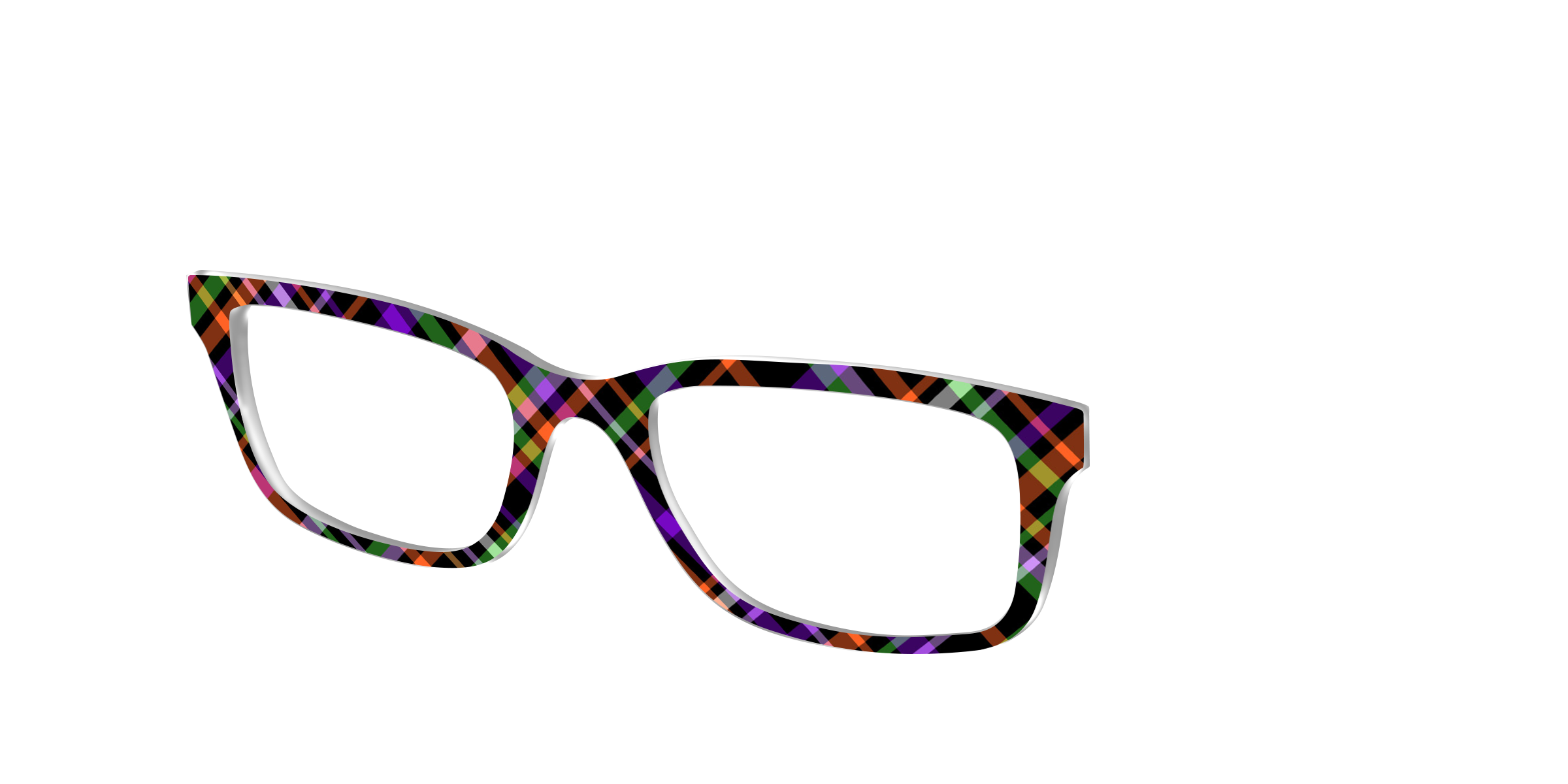 Pair Eyewear Design Tops Hexed Plaid top scozzese Brook