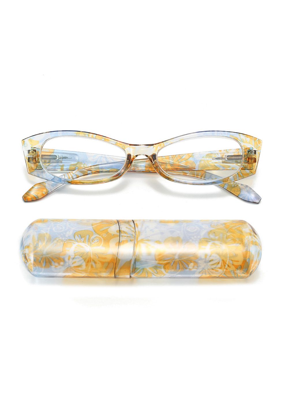 Ouyuan Reading Glasses 2026610 occhiali lettura tartarugati luce blu