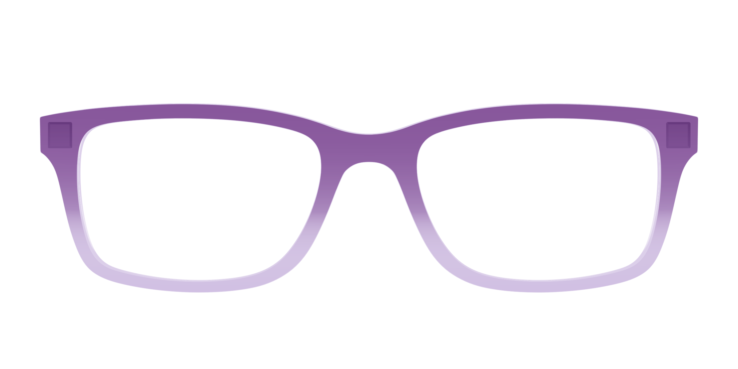 Pair Eyewear Solid Tops The Plum to Lilac Gradient Crystal top
