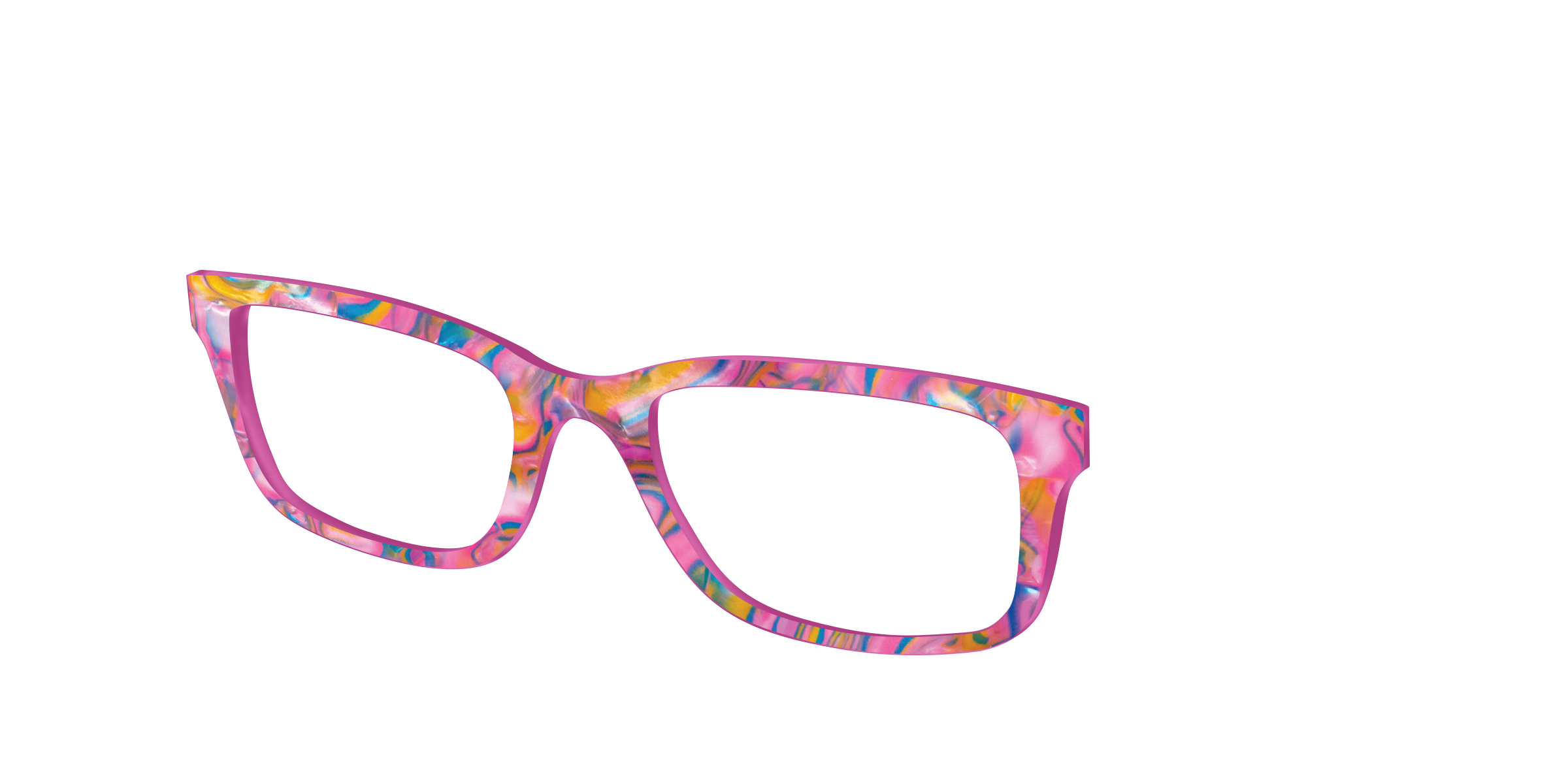 Pair Eyewear Solid Tops Bubble Gum Pearl Marble top 326
