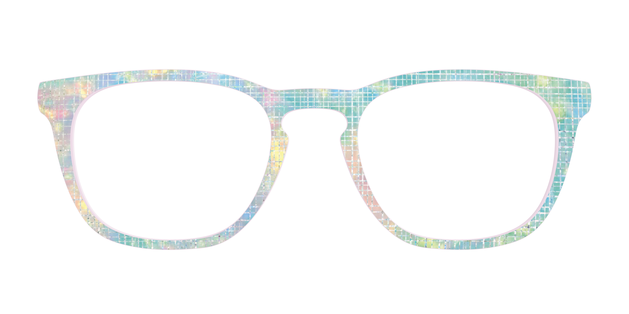 Pair Eyewear Design Tops Pastel Gradient olografico