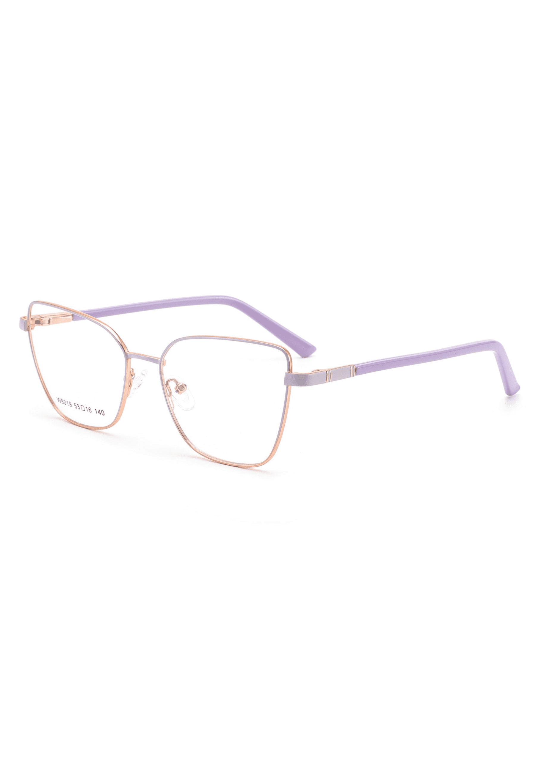 Ouyuan Eyewear W9019 montatura occhiali vista donna cat-eye acciaio