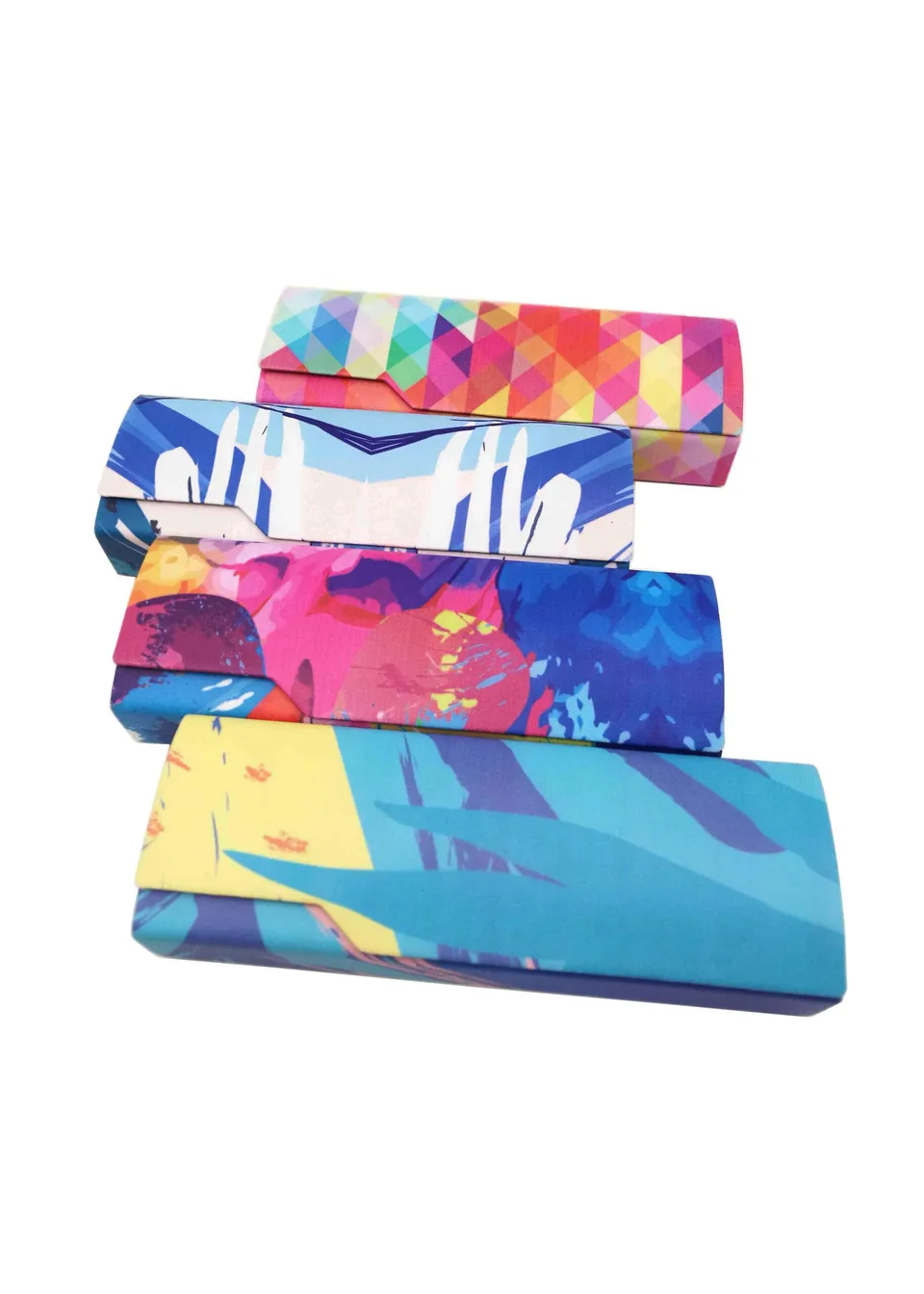 Ouyuan Accessories GC0008 custodia occhiali fantasia colorata