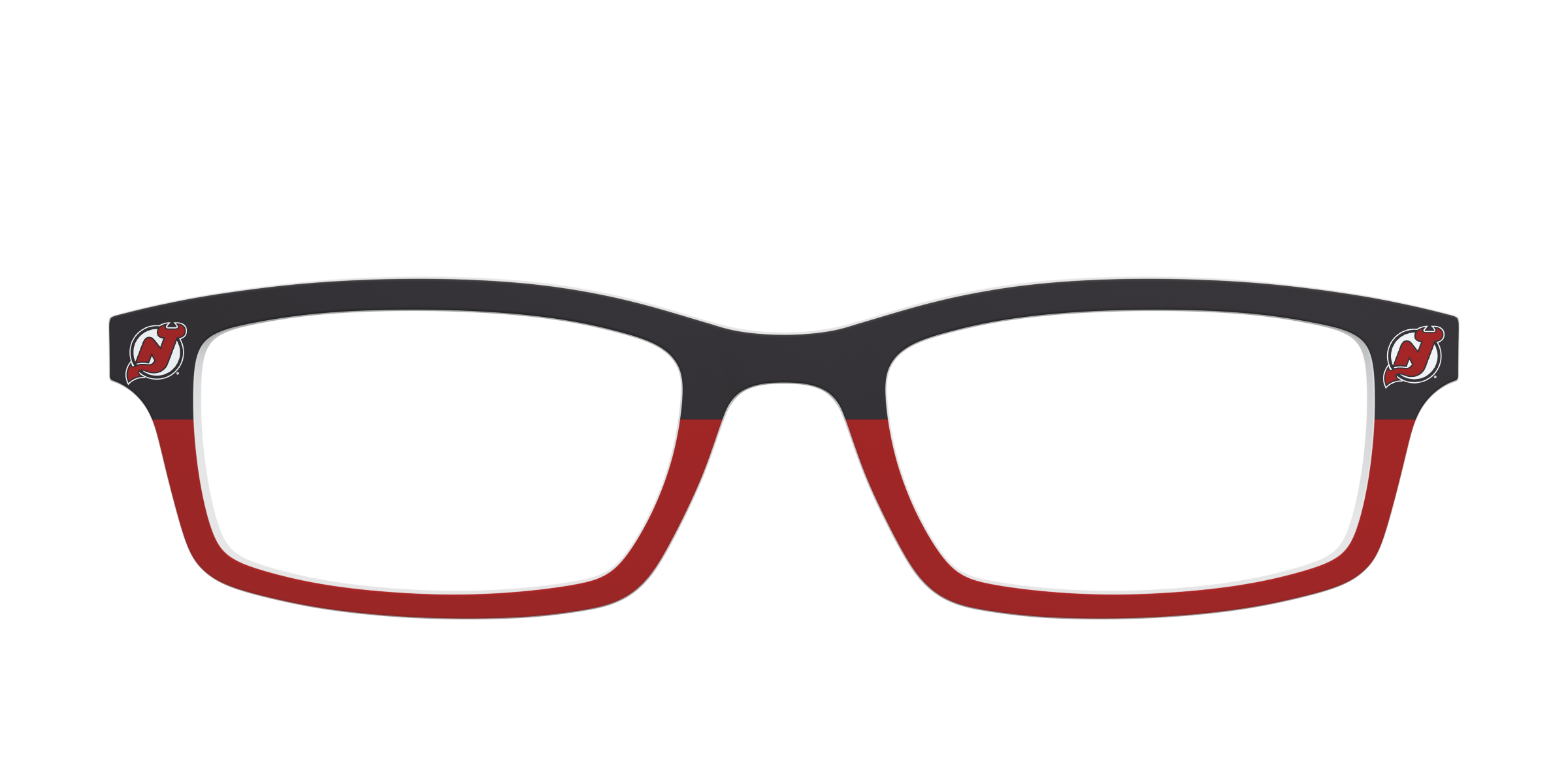 Pair Eyewear School Spirit The Devils Split top occhiali nero rosso