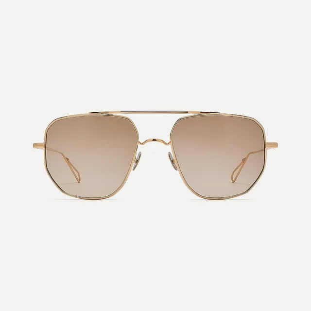 AHLEM Campbell Addy 19 occhiali da sole aviatore champagne