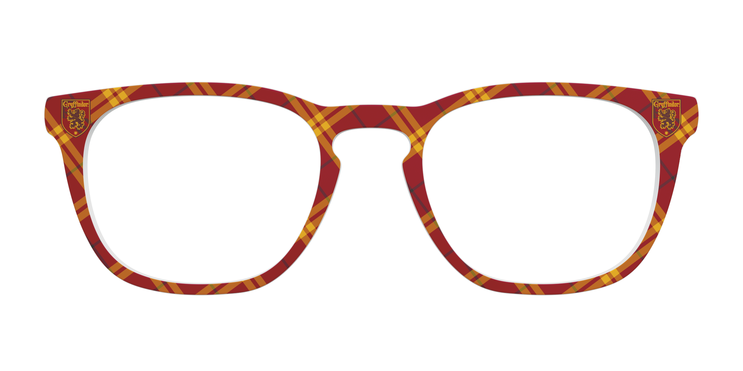Pair Eyewear Collabs Gryffindor Plaid top occhiali Cedro
