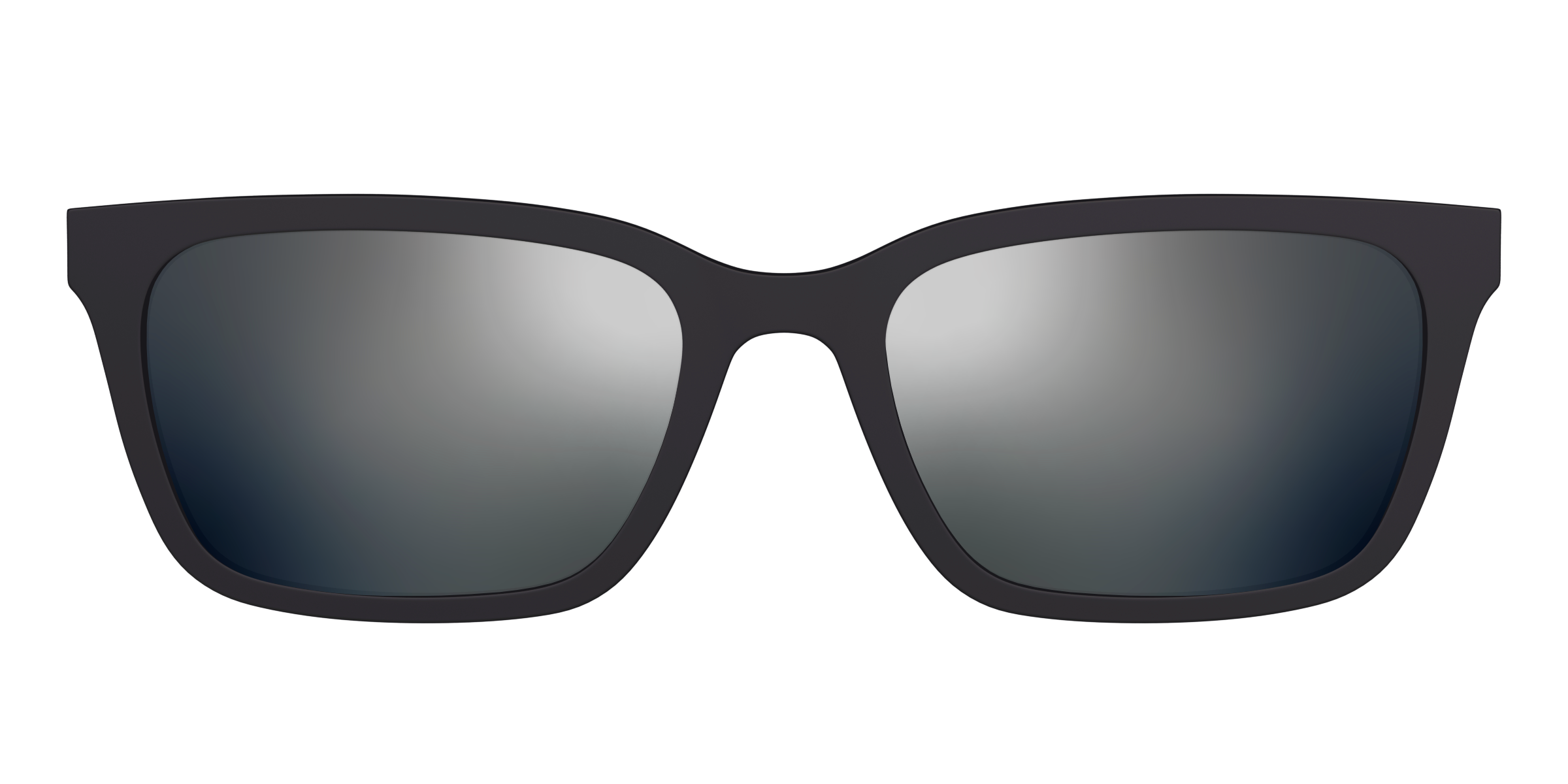 Pair Eyewear Sun Tops Silver Reflective clip sole polarizzata