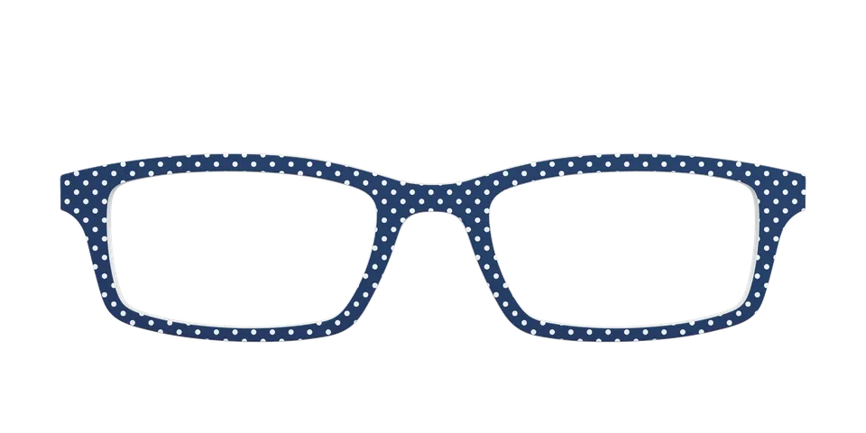 Pair Eyewear Solid Tops Navy Pin Dot top magnetico blu