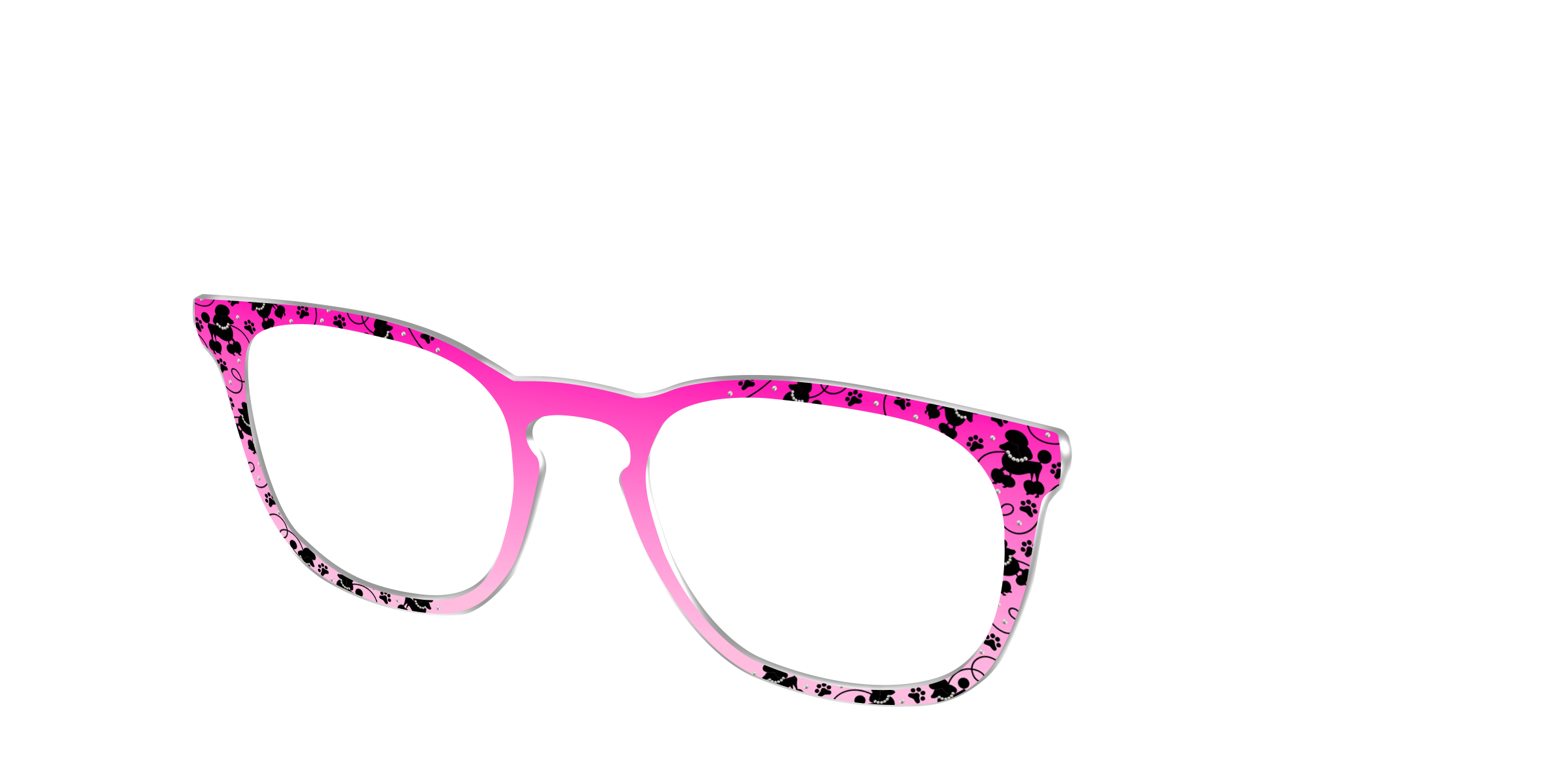 Pair Eyewear Sock Hop Pups topper occhiali DE03 cani