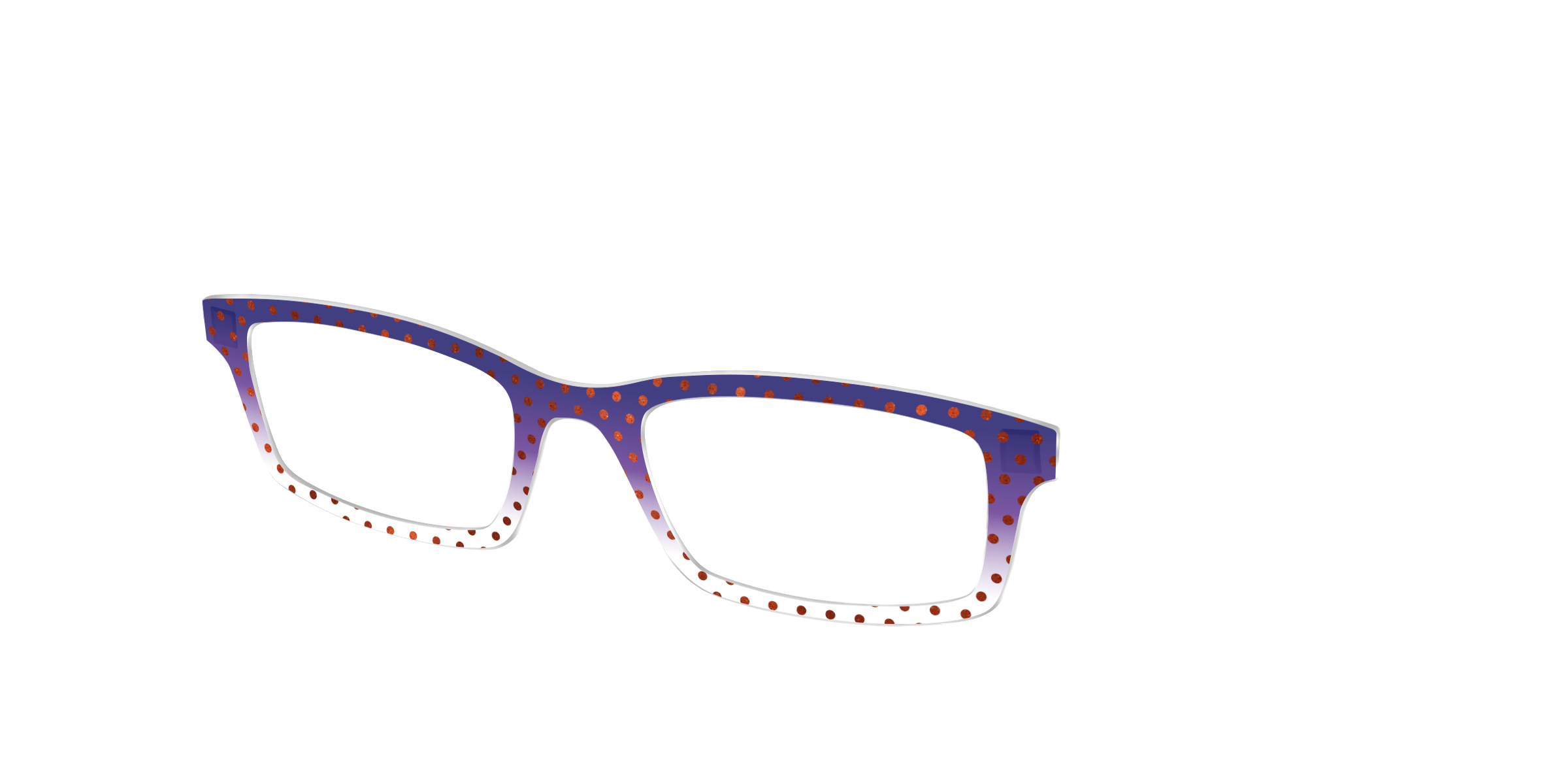 Pair Eyewear Design Tops Galactic Plum Gradient top pois viola
