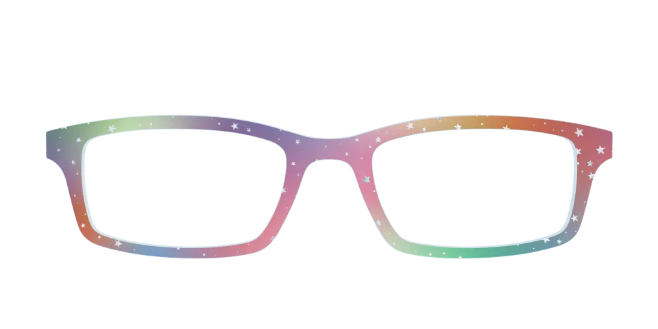 Pair Eyewear Design Tops Rainbow Holographic Celestial top magnetico
