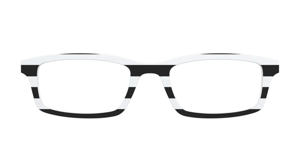 Pair Eyewear Solid Tops The Striped top occhiali righe