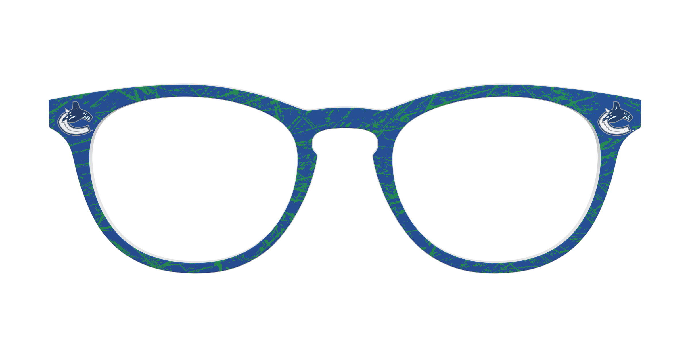Pair Eyewear School Spirit The Canucks Ice cover blu verde