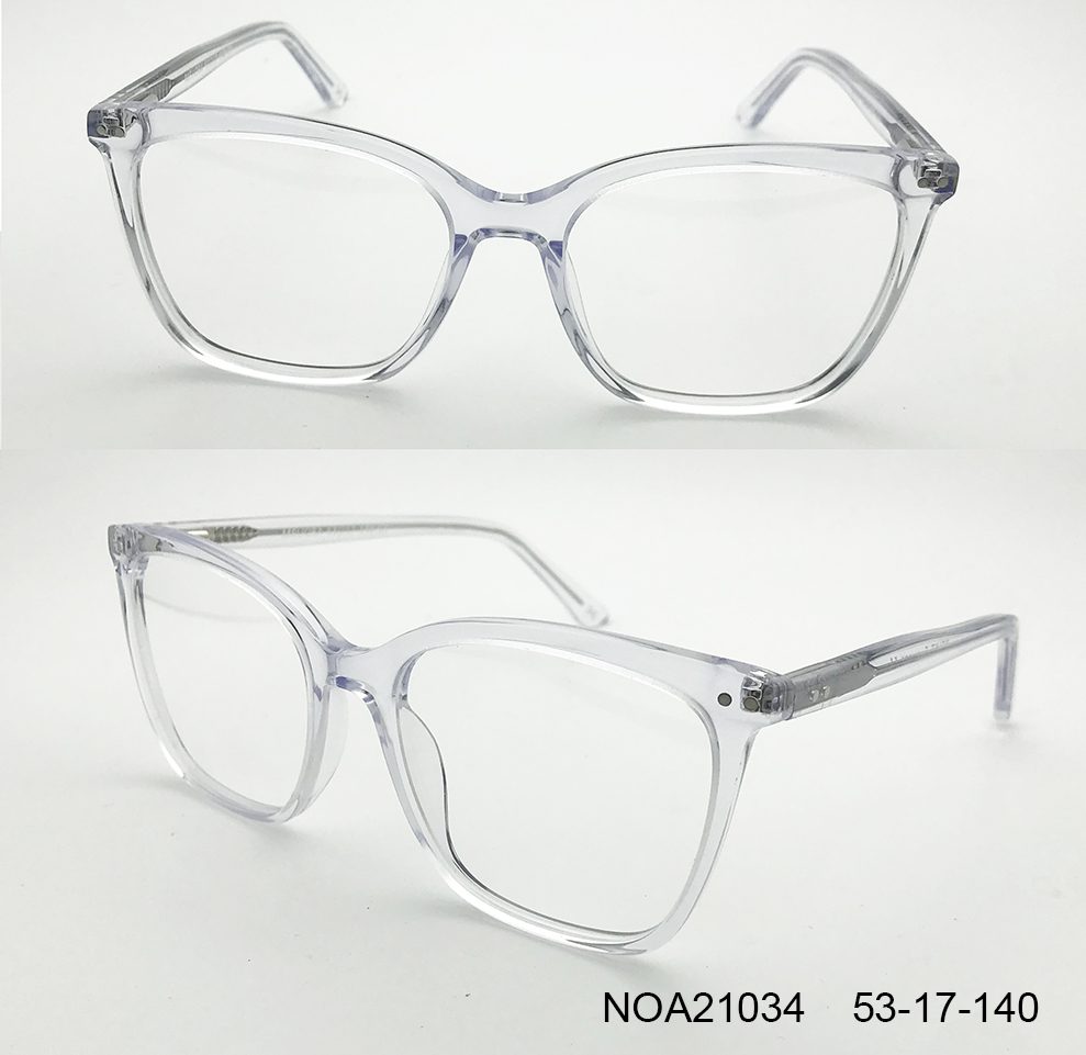Ouyuan NOA21034 montatura occhiali grigio quadrata 53