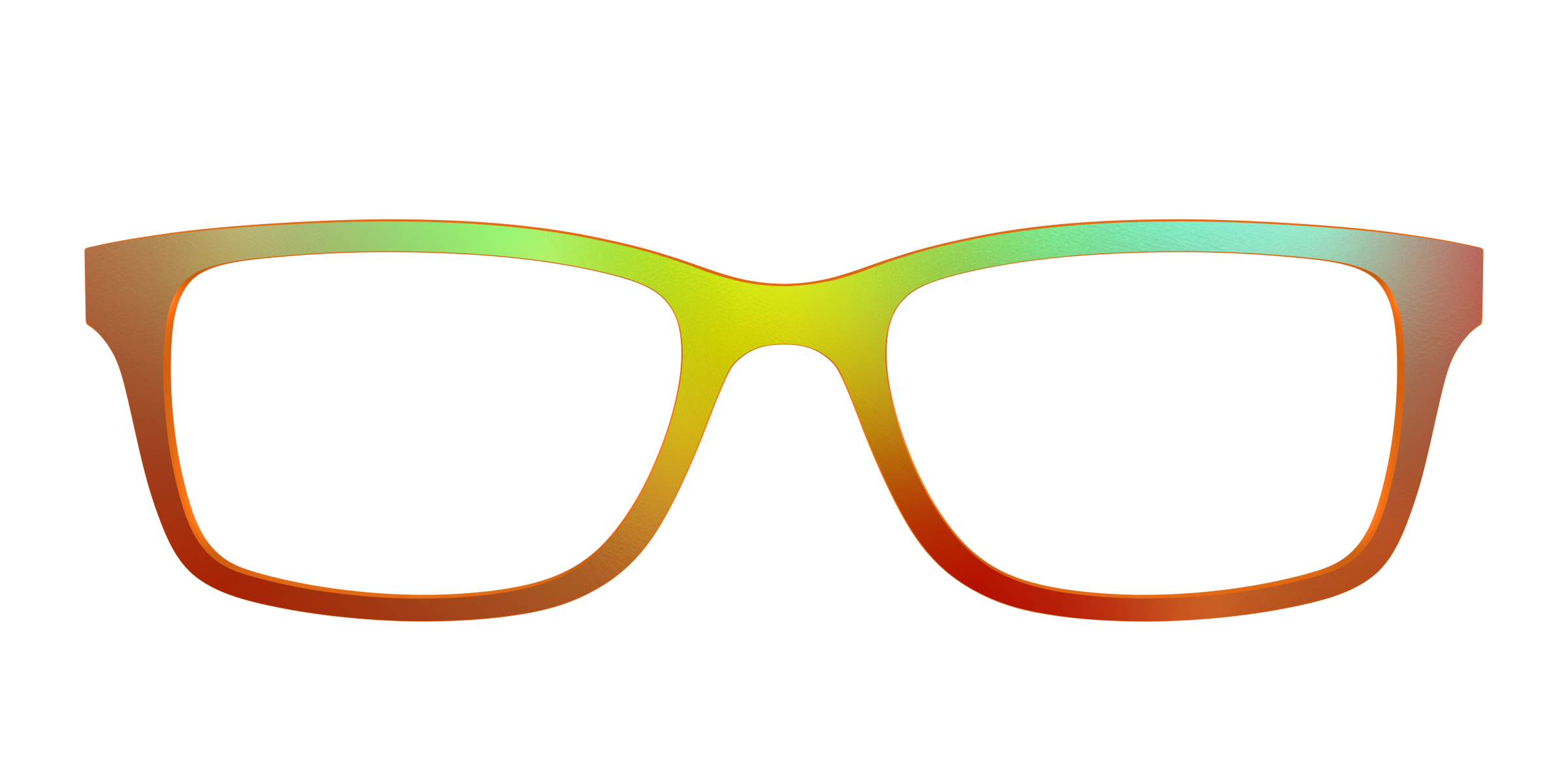 Pair Eyewear Solid Tops Apricot Ombre top magnetico arancione