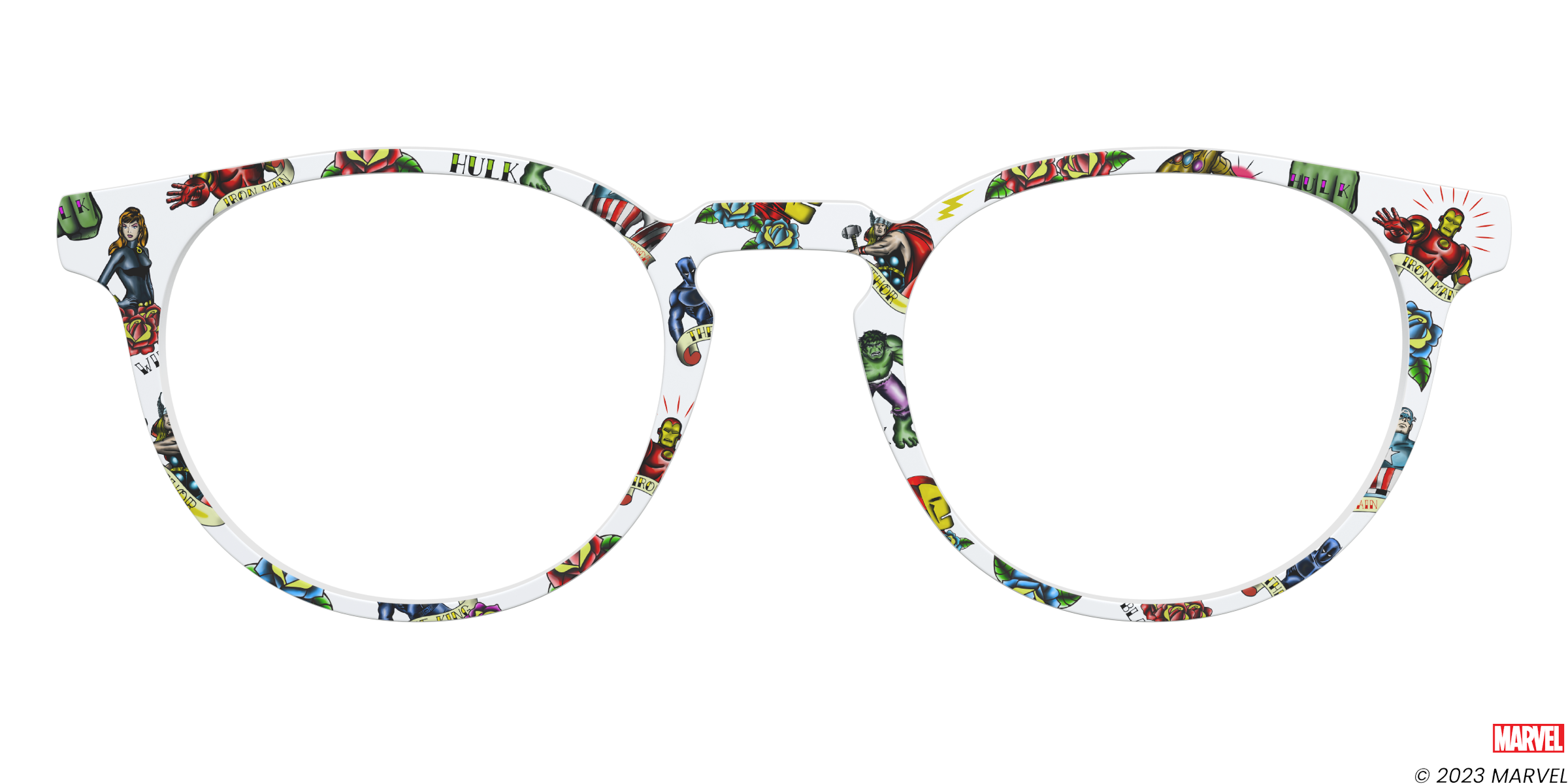 Pair Eyewear Collabs Marvel Comics Ink top magnetico MR9