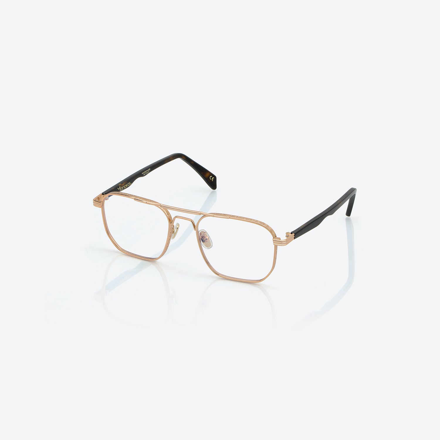 Monokol Evolved Boldness MK337 C4 occhiali da vista aviator metallo