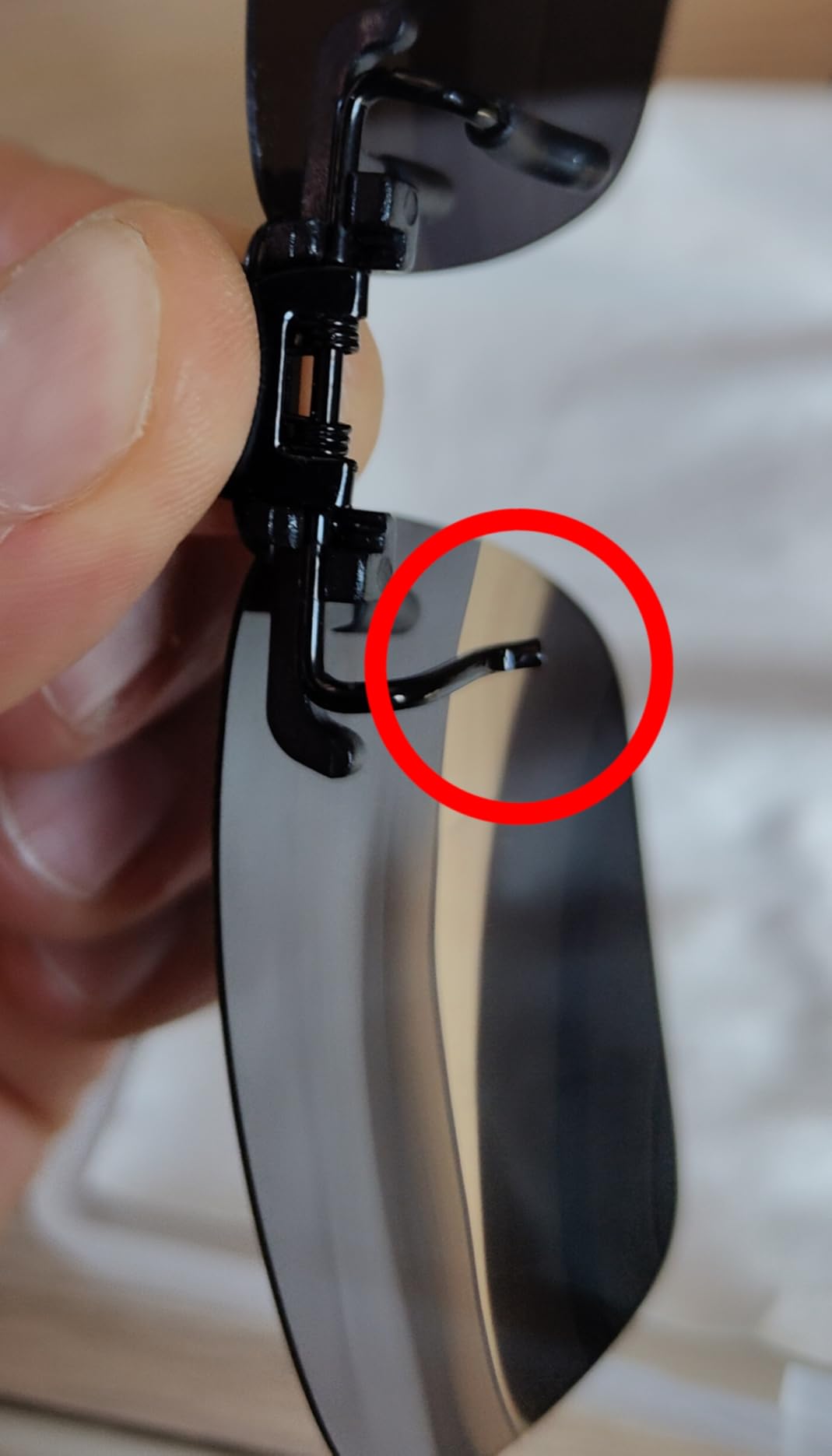 JM Clip per Occhiali da Sole Polarizzati occhiali sole flip up grigio