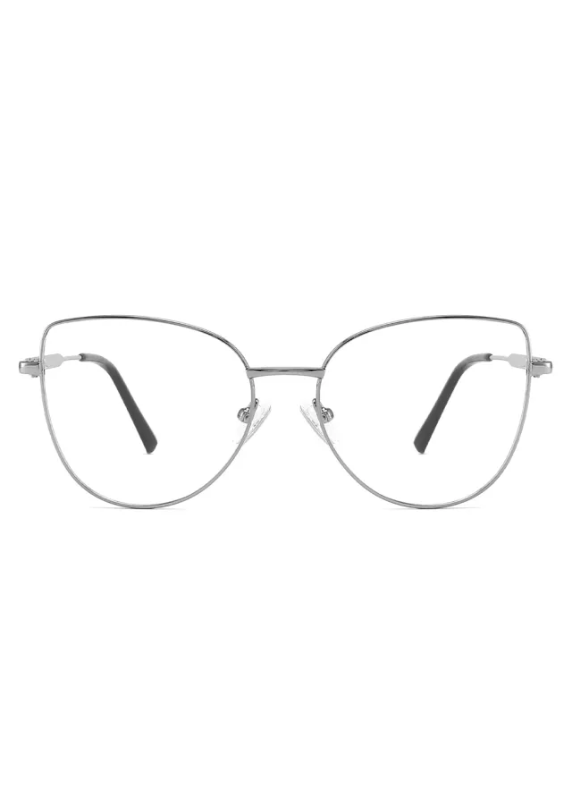 Ouyuan CH6104 montatura donna ovale metallo fantasia