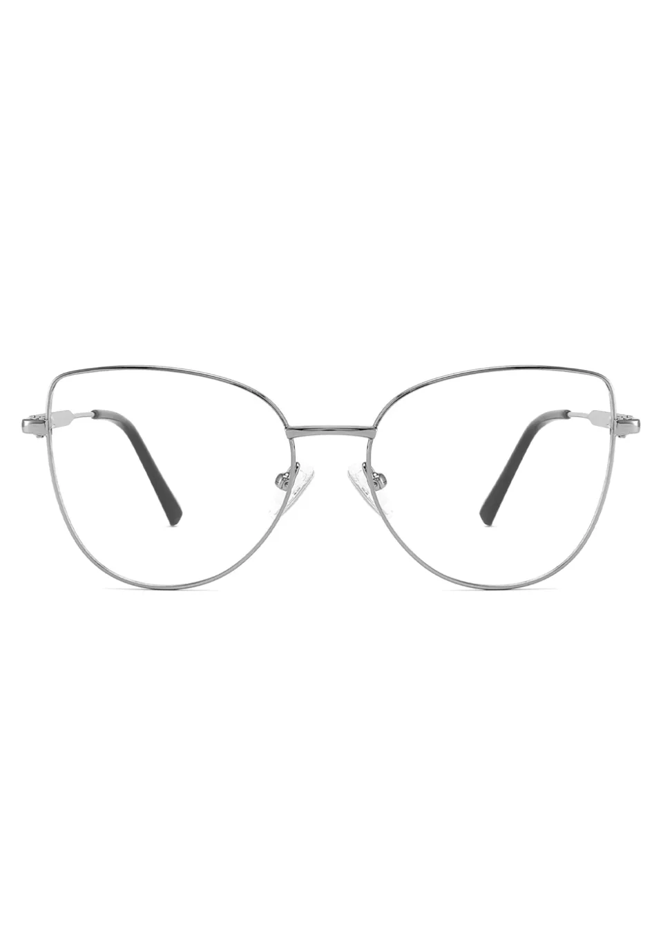 Ouyuan CH6104 montatura donna ovale metallo fantasia
