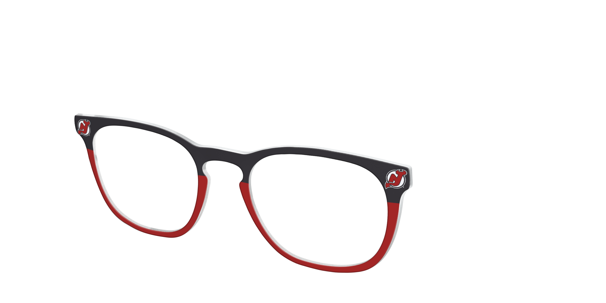 Pair Eyewear School Spirit The Devils Split top occhiali nero rosso
