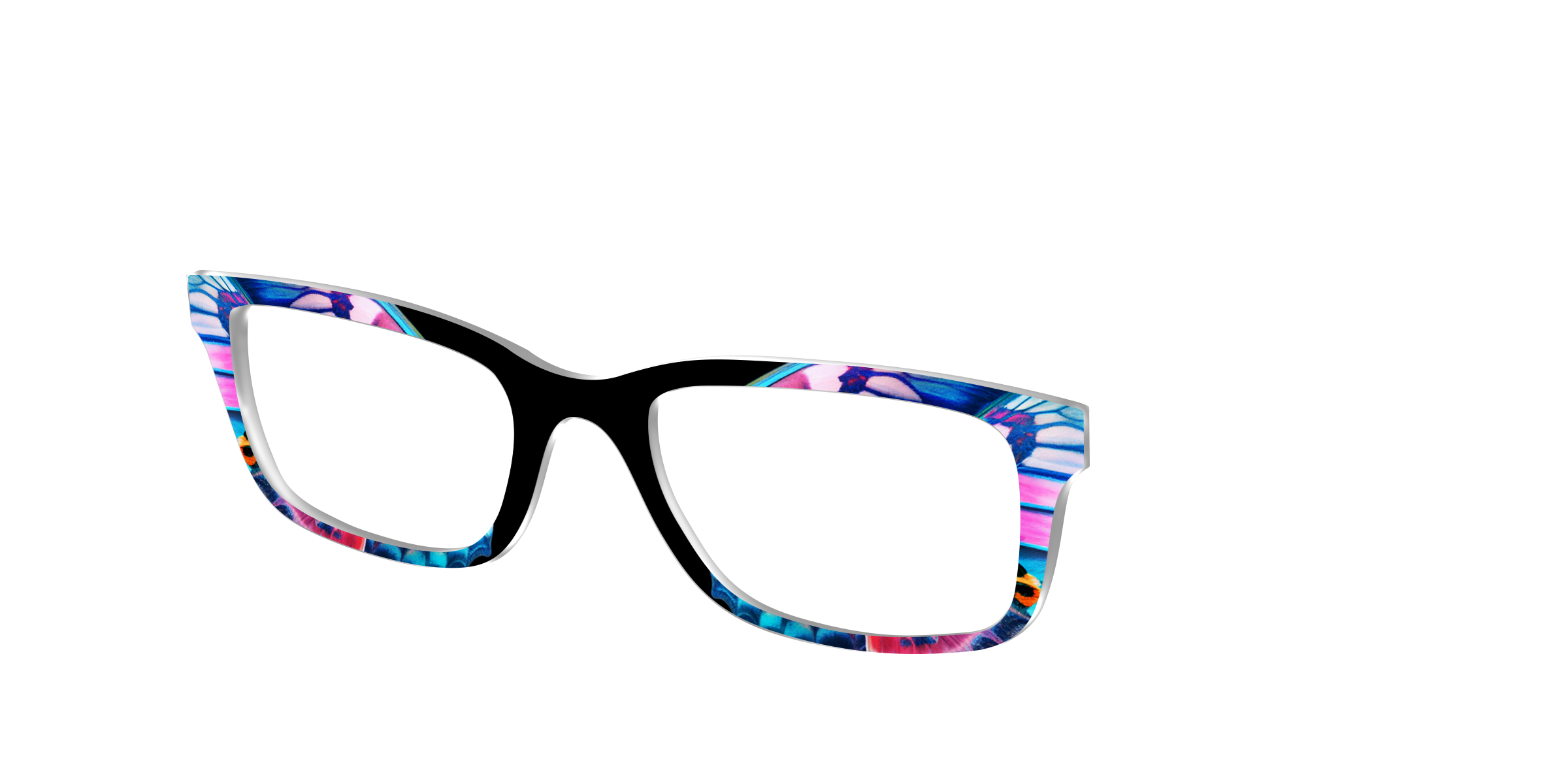 Pair Eyewear Design Tops Moonlit Radiance Wings top FG09