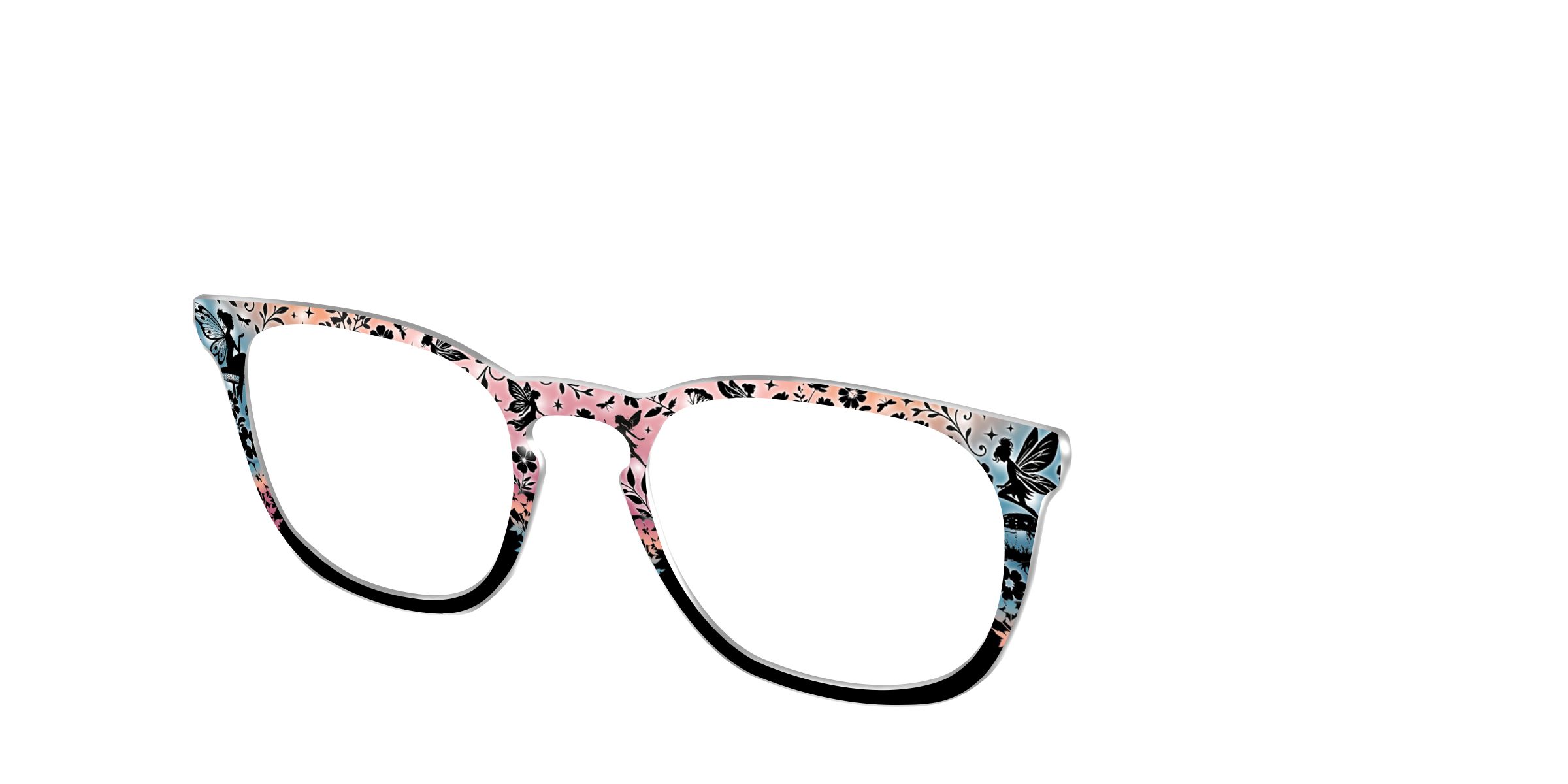Pair Eyewear Design Tops Magic Meadow After Dark top fiori