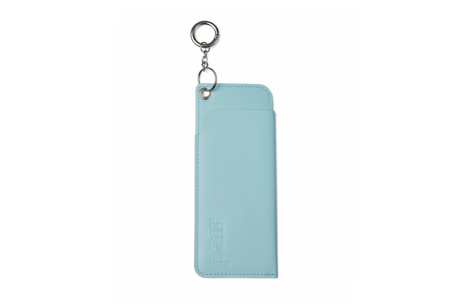 Pair Eyewear Accessories Keychain Case Iris Blue custodia