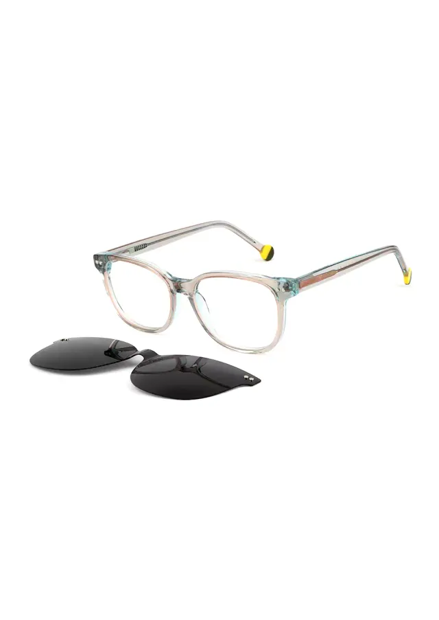 Ouyuan Clip Ons 005618 clip on bambina grigio nero polarizzato
