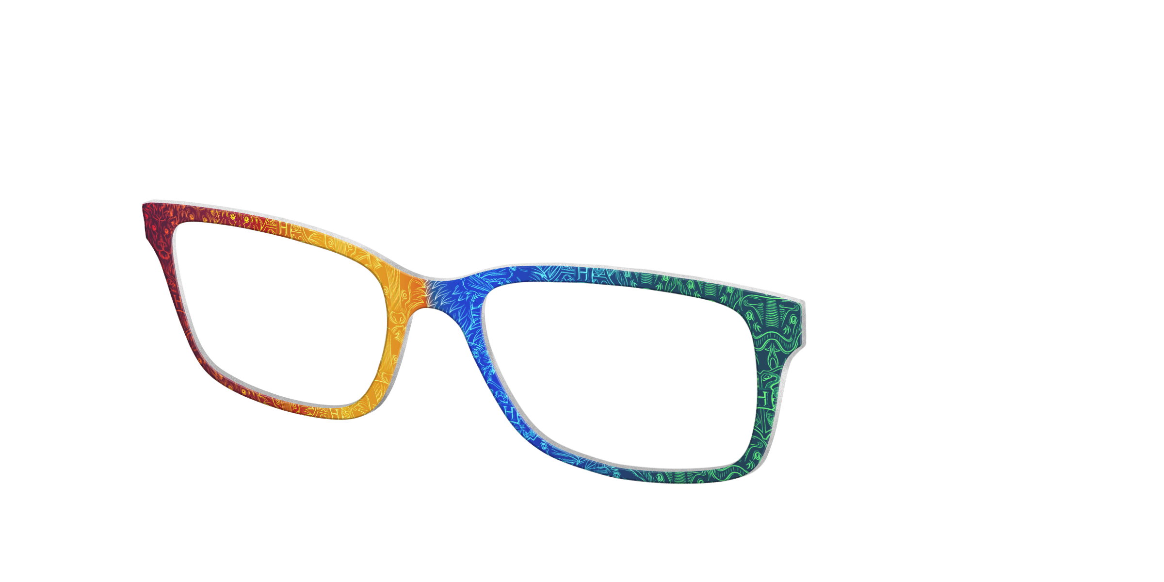 Pair Eyewear Collabs Hogwarts Houses top occhiali Cedro
