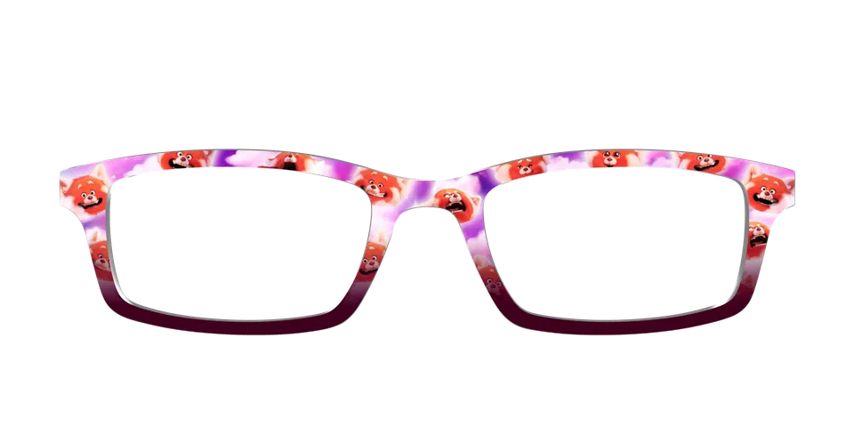 Pair Eyewear Collabs Turning Red top occhiali fantasia collab