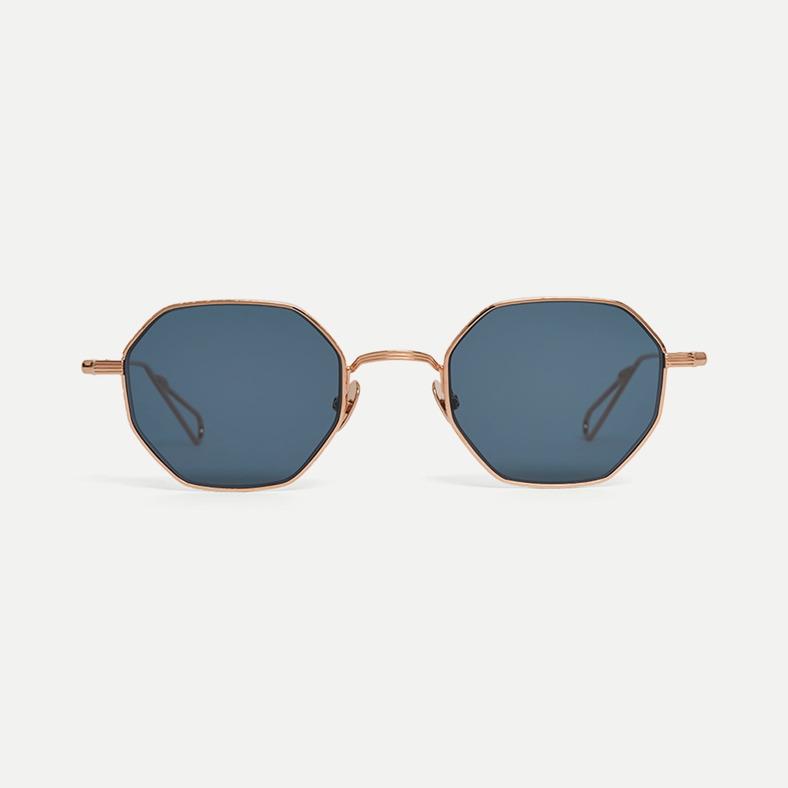 AHLEM Gaillon Occhiali da Sole Grey Gold / Ash Grey Rotondi