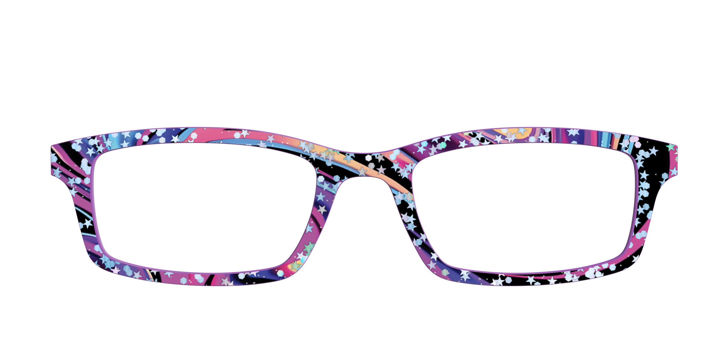 Pair Eyewear Design Tops Vaporwave Marble top glitter