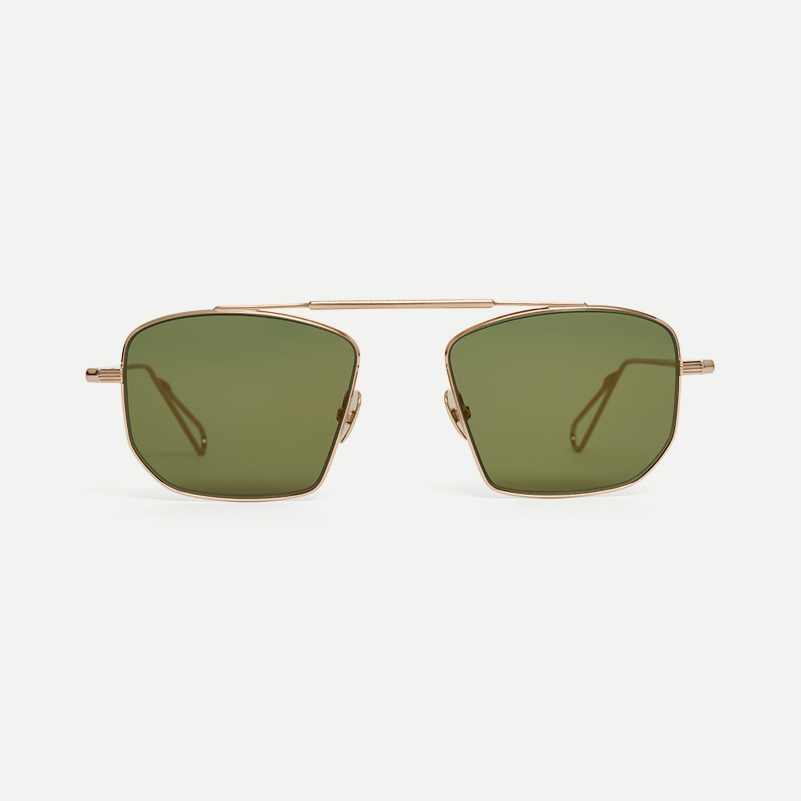 Ahlem New York occhiali da sole peony gold blu metallo